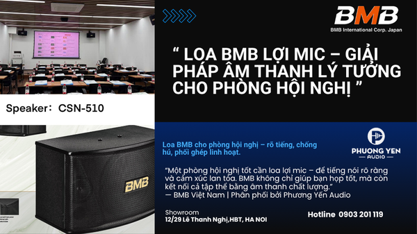 Loa BMB danh cho hội nghị công ty
