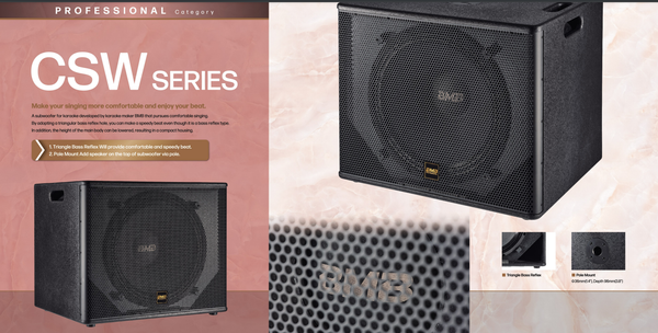 Loa Subwoofer Nhật BMB CSW -115 / BMB CSW - 118 ( Bass 40)