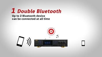 🔊 BMB DAR-350HD2 – Amply Karaoke Công Suất Khủng 350W x2 CH