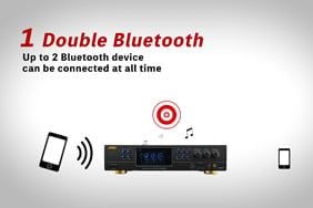BMB DAH-100 – Amply Karaoke Bluetooth