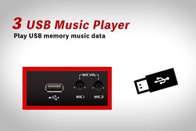 BMB DAH-100 – Amply Karaoke Bluetooth