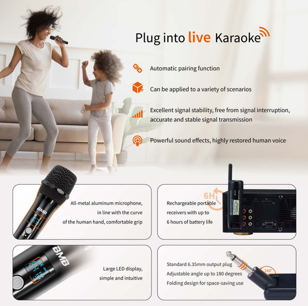 Micro Karaoke Không Dây BMB Nhật WH210