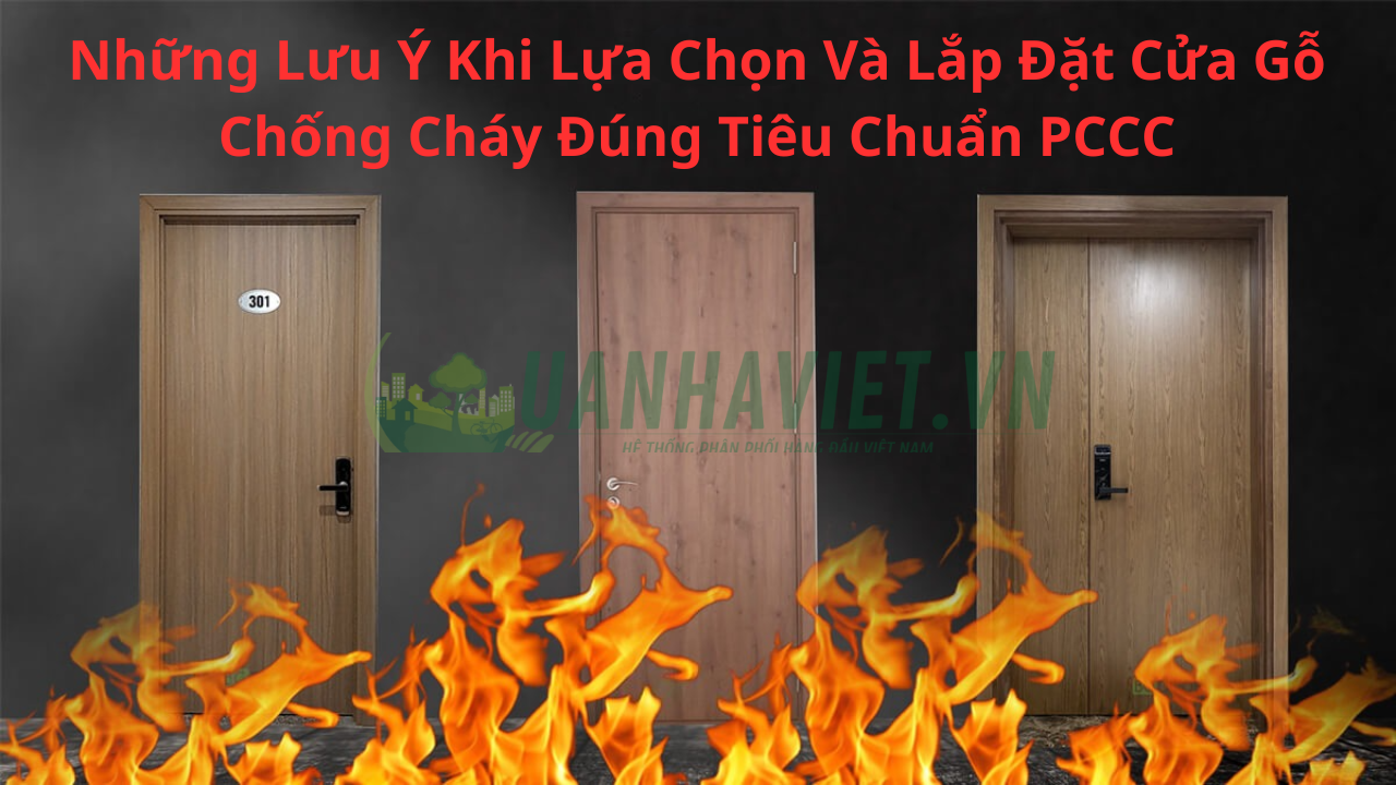 Những Lưu Ý Khi Lựa Chọn Và Lắp Đặt Cửa Gỗ Chống Cháy Đúng Tiêu Chuẩn PCCC