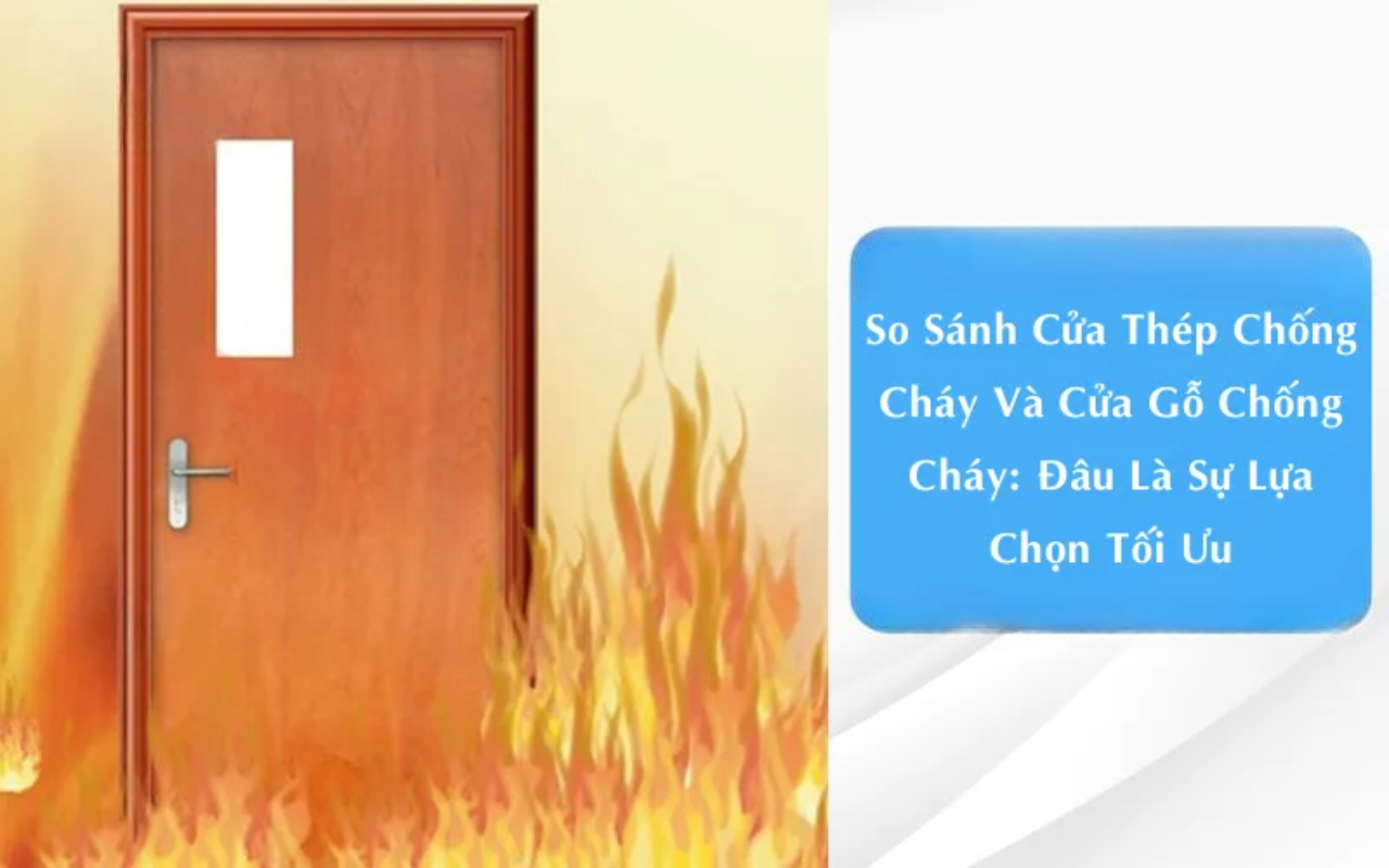 So Sánh Cửa Thép Chống Cháy Và Cửa Gỗ Chống Cháy