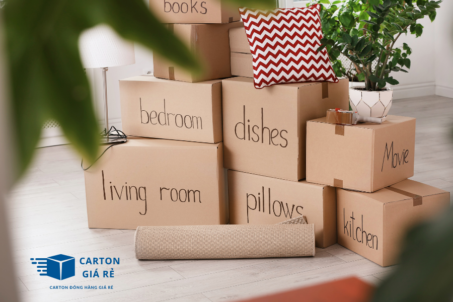 Chuyển Nhà Tiết Kiệm Với Hộp Carton – Gợi Ý Cách Phân Loại Đồ Đạc