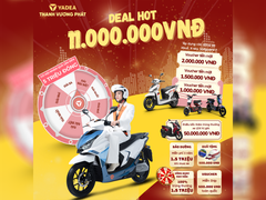 MUA XE TẠI YADEA THANH VƯƠNG PHÁT - DEAL CỰC HOT LÊN ĐẾN 11.000.000 VNĐ