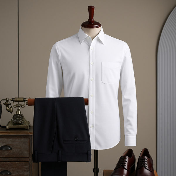 Áo Sơ Mi Trắng Nam: Biểu Tượng Phong Độ Thanh Lịch Vượt Thời Gian Cho Quý Ông