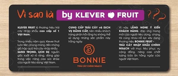 Tại sao lại là By Klever Fruit