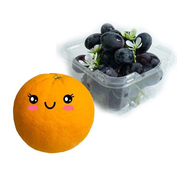 Combo Trái Cây Cho Bé: Nho Candy Crunch Úc & Cam Navel Mỹ
