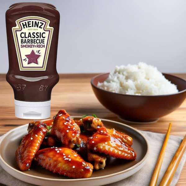 Cánh Gà Nướng Sốt Heinz Classic Barbecue – Thơm Ngon Đậm Đà, Chuẩn Vị Nhà Hàng