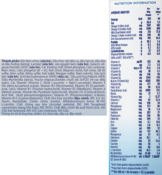 Sữa bột Aptamil Profutura Cesarbiotik số 1 800g (0 – 12 tháng)