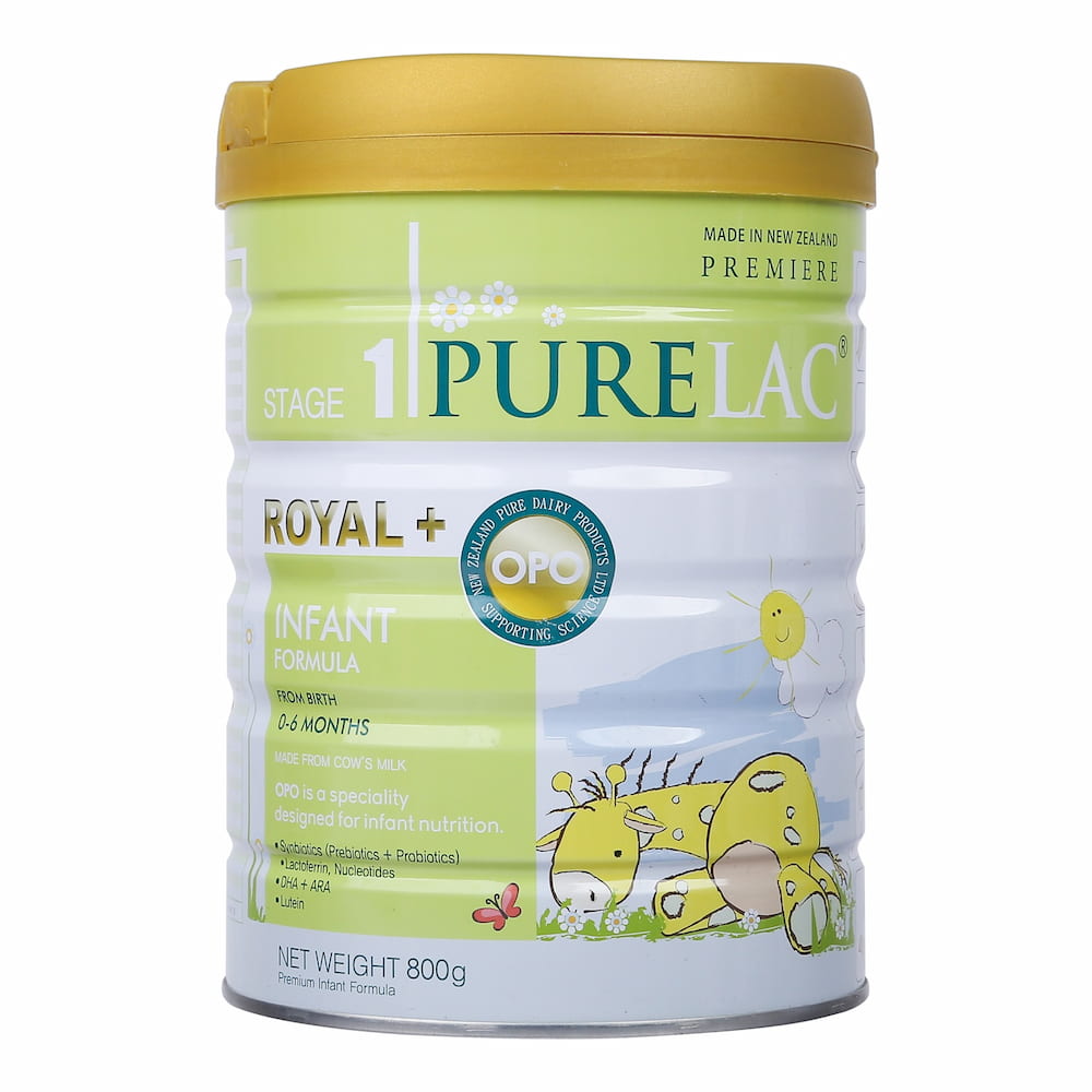 Sữa Purelac số 1 800g (0 - 6 tháng) Royal+ Infant Formula