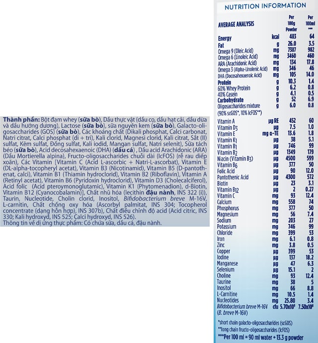 Sữa bột Aptamil Profutura Cesarbiotik số 1 380g (0 – 12 tháng)