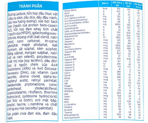Sữa bột Enfamil A2 Neuropro Infant Formula số 1 (đạm quý A2) 800g (0 - 6 tháng)