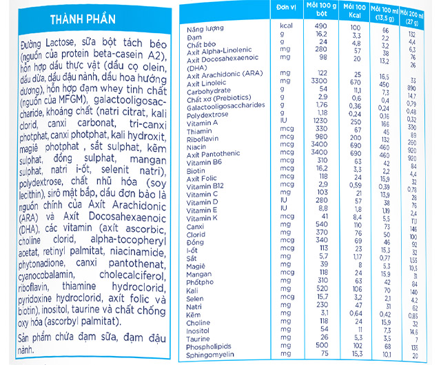Sữa bột Enfamil A2 Neuropro Follow Up Formula số 2 (đạm quý A2) 800g (6 - 12 tháng)