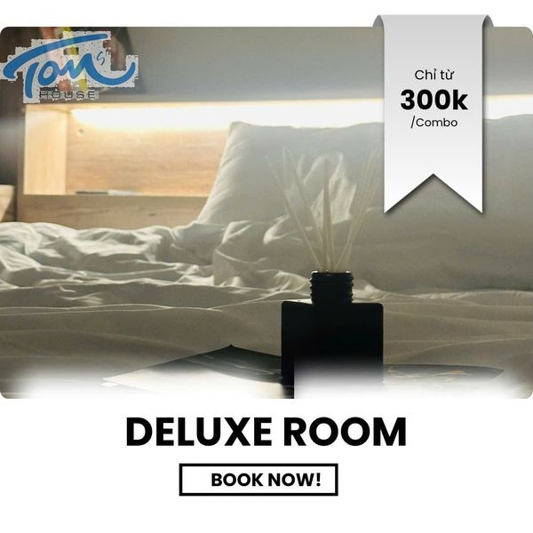 Giường King Size – Tom’s Homestay Tân Bình | homestay Sài Gòn giá rẻ gần sân bay, máy chiếu Netflix & bếp riêng