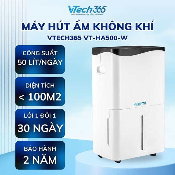 Máy hút ẩm công suất 50L/ngày - thương hiệu VTech365