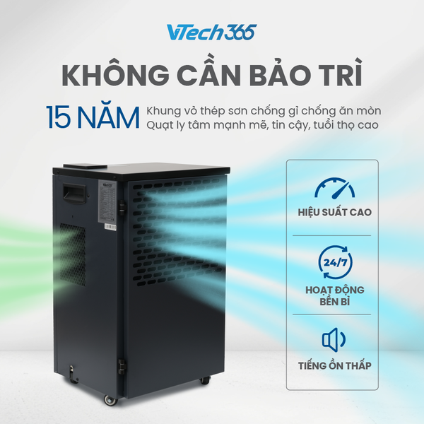 Máy hút ẩm công suất 60L/ngày - thương hiệu VTech365