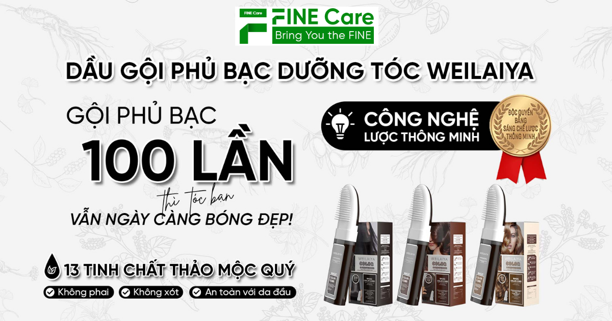 Dầu Gội Phủ Bạc Weilaiya Magic Color Comb – Tóc Đen Chỉ Sau 1 Lần Gội!