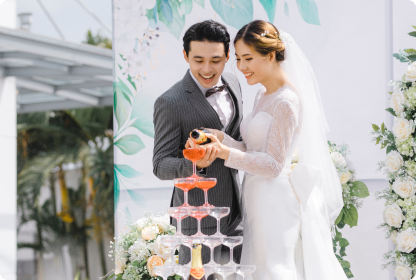 Tiệc cưới sang trọng - Trải nghiệm ấn tượng