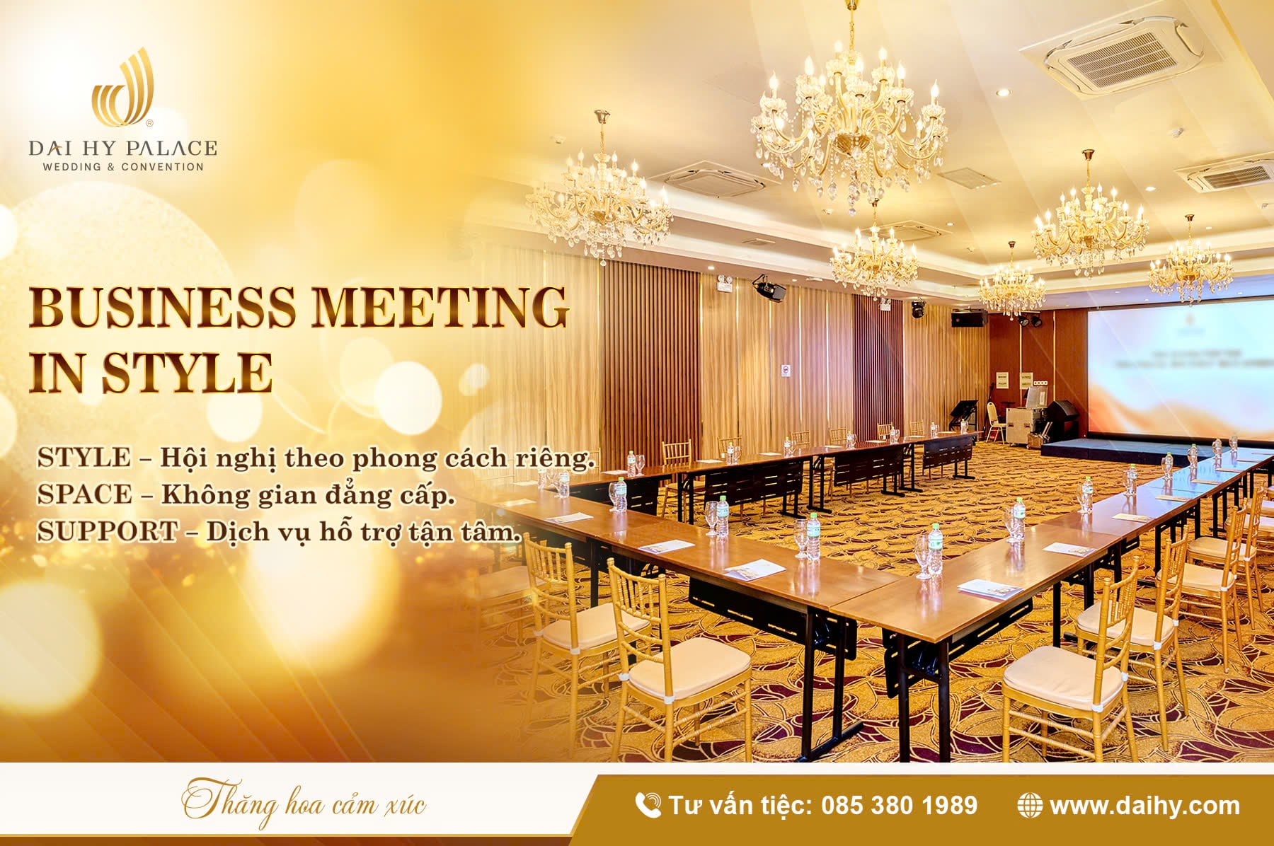 Hội Nghị Trọn Gói Chỉ Từ 129.000Đ/Khách- Giải Pháp Hiệu Quả Cho Doanh Nghiệp