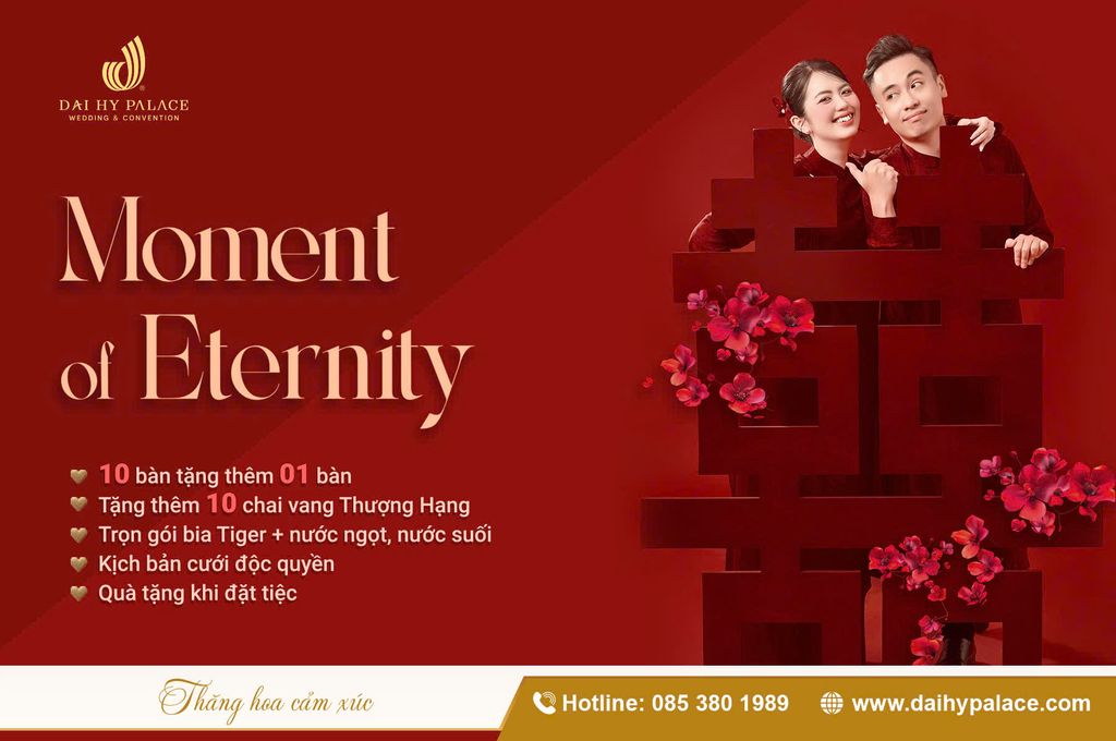 Chạm Đến Khoảnh Khắc Vĩnh Cửu Với 5 Ưu Đãi Tiệc Cưới Tại Đại Hỷ Palace