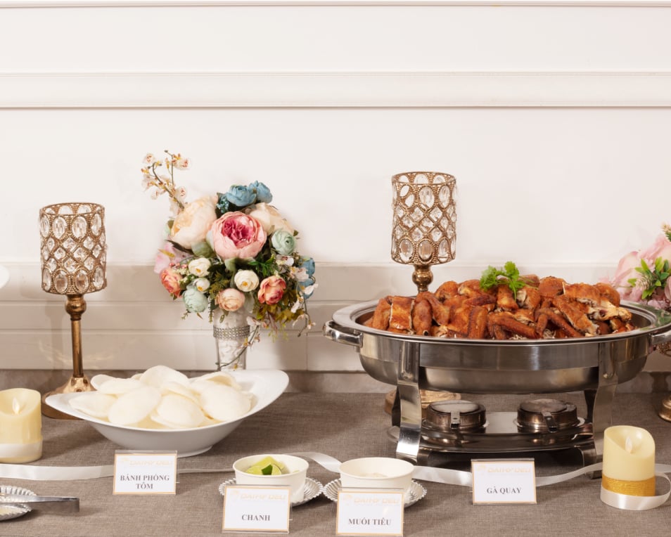 Thực đơn Buffet Á 2