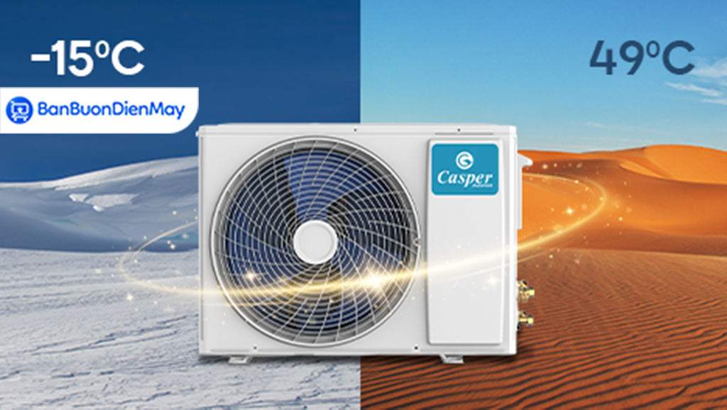 Điều Hòa Âm Trần Casper 1 Chiều Inverter 36000Btu CC-36IS35