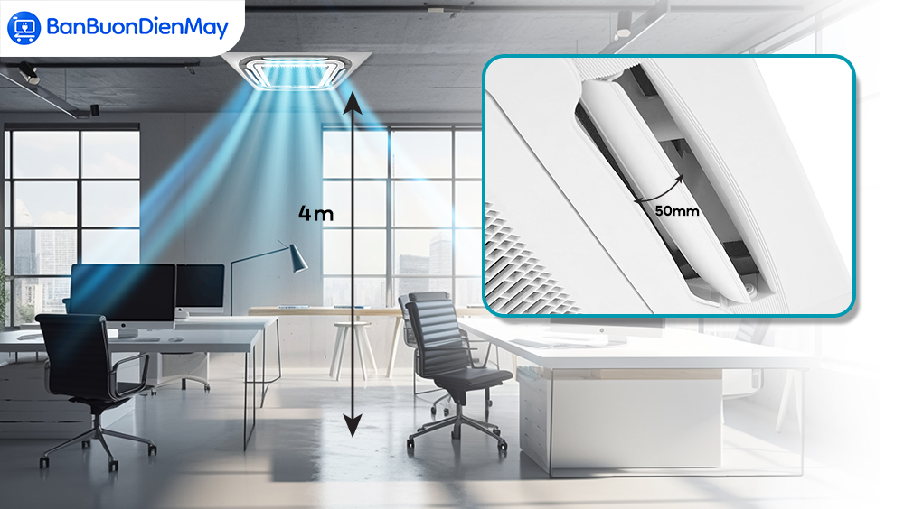 Điều Hòa Âm Trần Casper 1 Chiều Inverter 36000Btu CC-36IS35