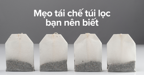 Bạn đã biết 7 cách tái chế trà túi lọc này chưa?