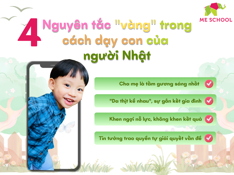 cách dạy con của người Nhật