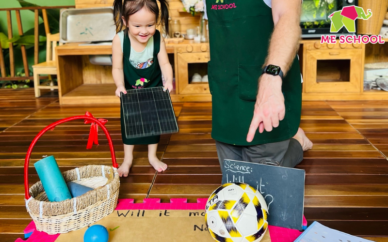 đồ dùng montessori tự làm