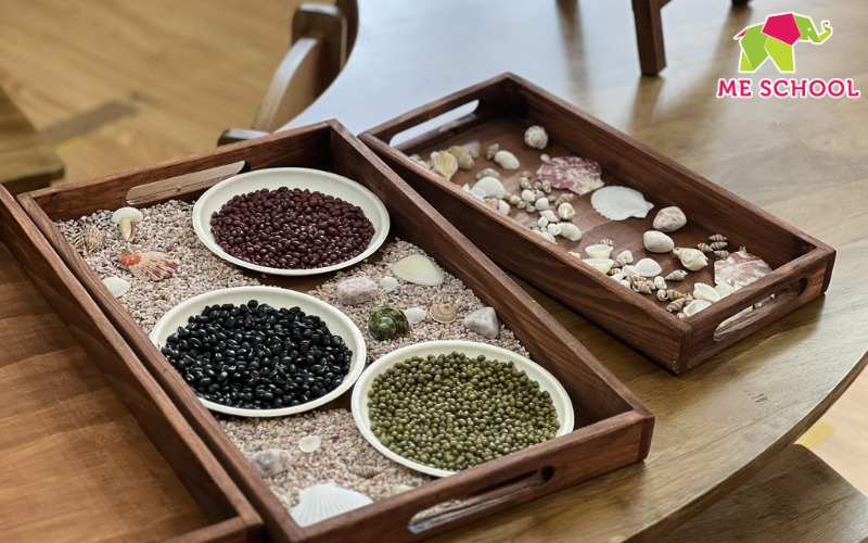 đồ dùng montessori tự làm