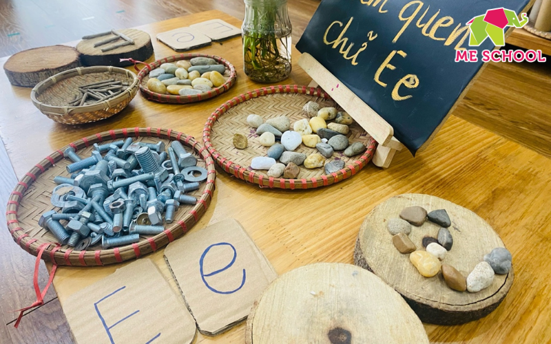 đồ dùng montessori tự làm