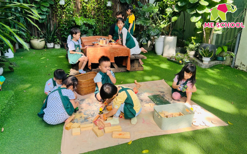 phát triển giác quan cho trẻ