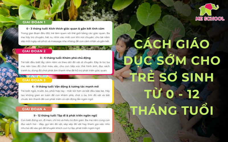 Giáo dục sớm cho trẻ sơ sinh