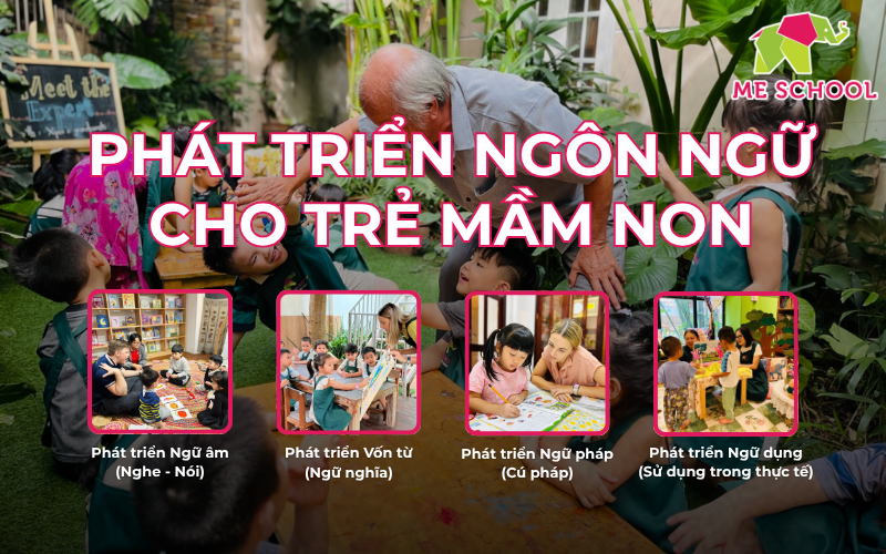 phát triển ngôn ngữ cho trẻ mầm non