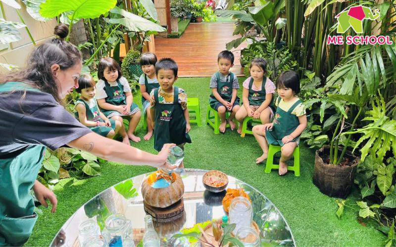 thí nghiệm stem cho trẻ mầm non