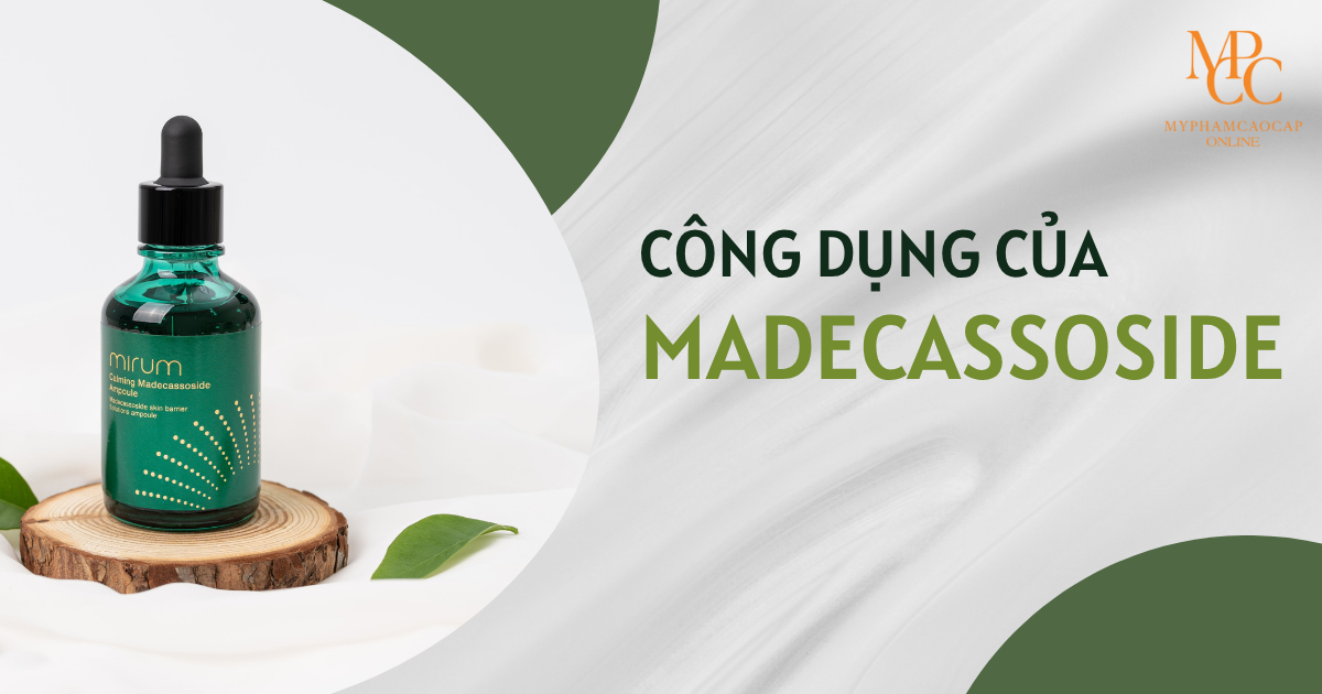 Madecassoside là gì? Công dụng và ứng dụng trong mỹ phẩm chăm sóc da nhạy cảm
