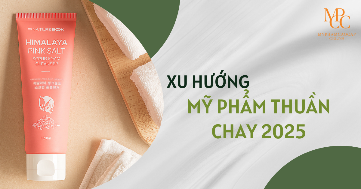 Mỹ phẩm thuần chay năm 2025: Xu hướng làm đẹp nhân đạo và bền vững