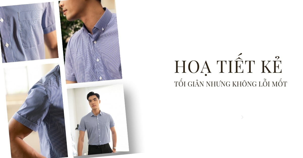 Sơ Mi Họa Tiết Kẻ – Tối Giản Nhưng Không Lỗi Mốt