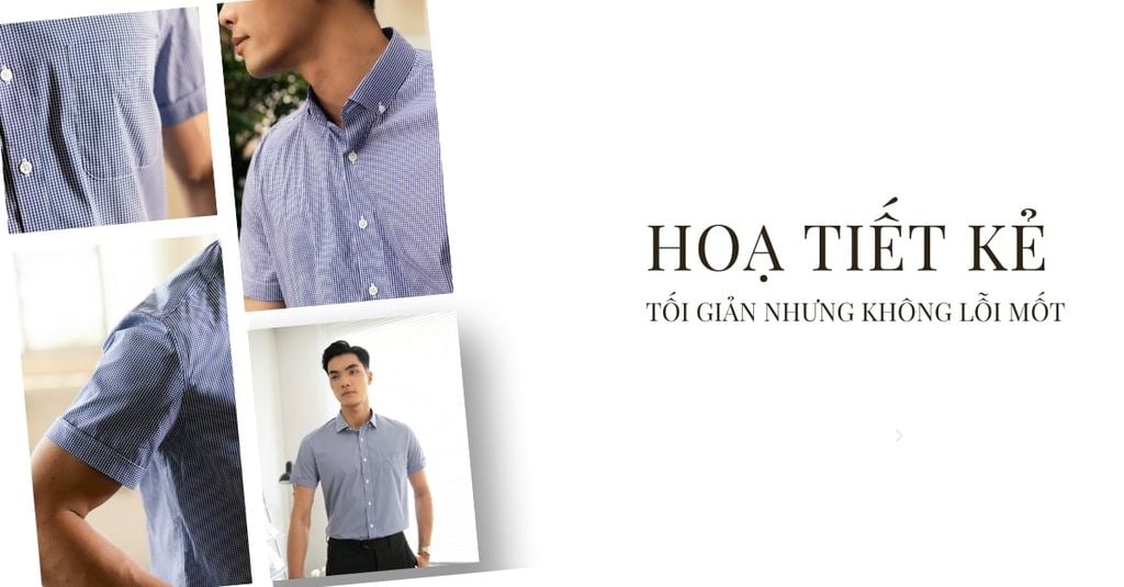 Sơ Mi Họa Tiết Kẻ – Tối Giản Nhưng Không Lỗi Mốt