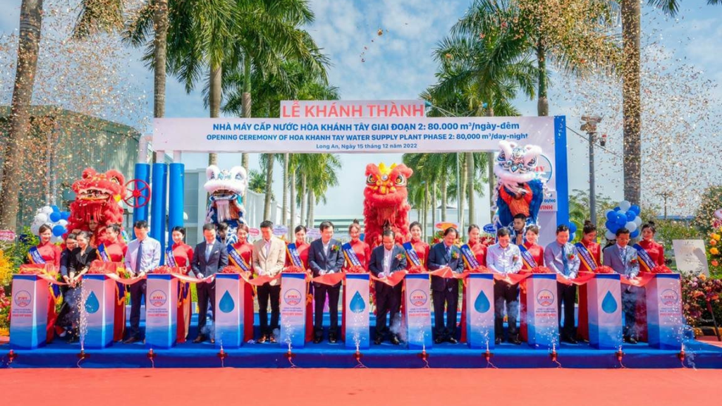 Khánh thành Nhà máy nước Hoà Khánh Tây