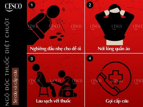 cách sơ cấp cứu cho người bị ngộ độc thuốc diệt chuột là gì