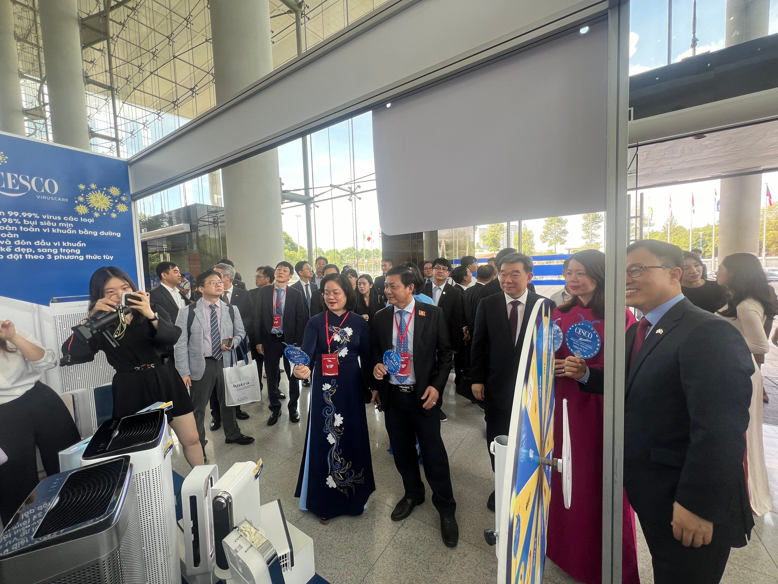 booth cesco tại sự kiện gặp mặt hàn quốc meet korea 2024