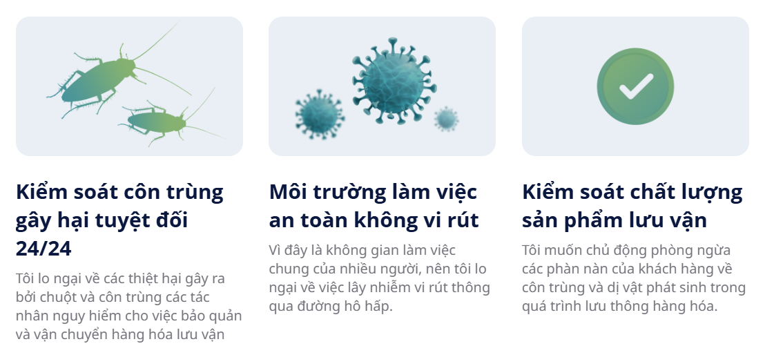 dịch vụ kiểm soát côn trùng cho kho xưởng