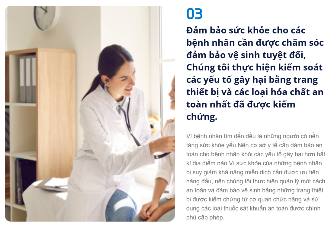 dịch vụ kiểm soát côn trùng cho cơ sở y tế từ cesco