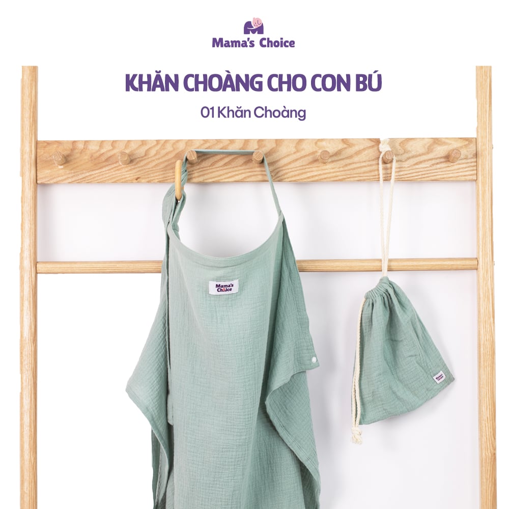 Bộ sản phẩm gồm 1 khăn cho&agrave;ng v&agrave; 1 t&uacute;i đựng