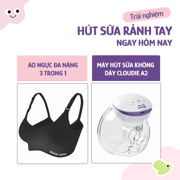 Combo hút sữa rảnh tay
