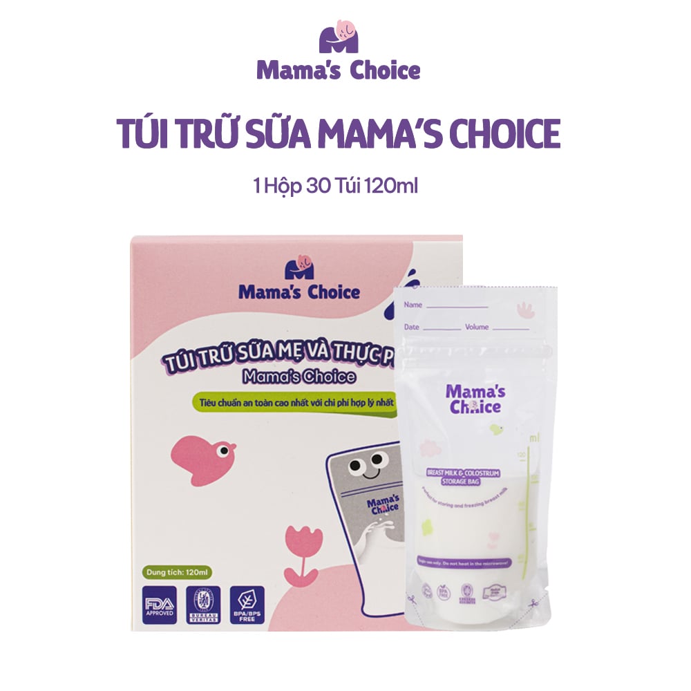 Hộp gồm 30 túi dung tích 120ml